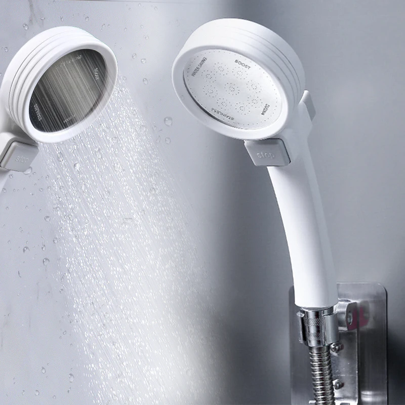 Useful ABS Water Saving Rainfall Shower Head Pressure Bathroom Kit Sprayer Shower Home Garden Supplies