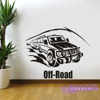 

Off-road 4x4 Car Sticker Vehicle Decal Classic Cars Posters Vinyl Wall Decals Home Decoration Decor Mural Luxury SUV Car Sticker