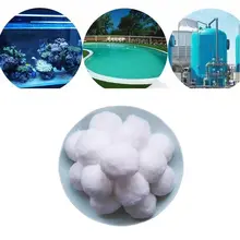Fibre ball materiał filtr do basenu kulka z gąbki szybkie oczyszczanie wody zbiornik wody oczyszczanie piłka tanie i dobre opinie CN (pochodzenie)