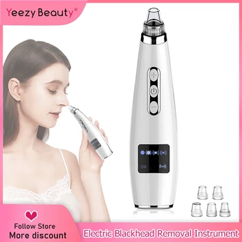 

Electric Blackhead Removal Instrument Deep Cleaning Facial Skin Care For Man And Women Vacuum Pore Cleaner Face Nose T Zone Acne
