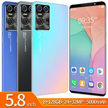 Téléphone portable s10 pro, écran de 5.8 pouces, Smartphone, 8 go de RAM, 128 go de ROM, Android, bon marché, nouveau 