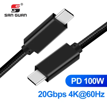 

Video 4K@60HZ USB3.2 Gen2 Type-C 3meter 10ft USB C 3.1 Cord Audio Video for Sony A7R3 Camer 20G data for Samsung SSD X5 HD Mac