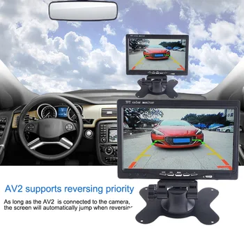 

7 Inch Screen Car Rear View Monitor with Remote Control for Car Rearview Camera Rear view Monitor Color Screen