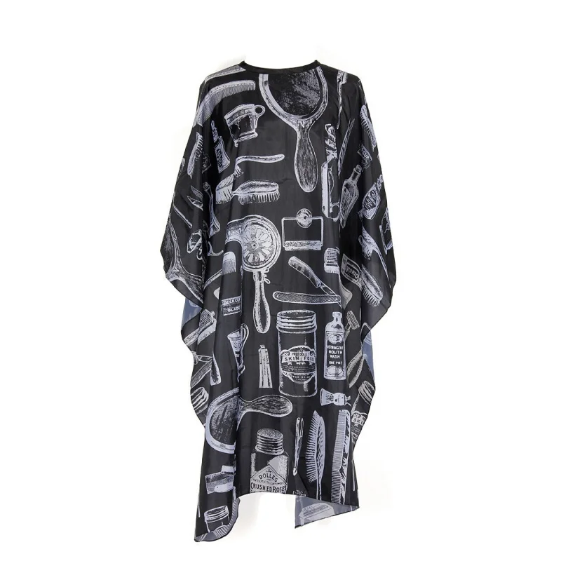 Профессиональный салон парикмахеров парикмахерские окрашивание мантия для стрижки волос Ткань накидка(ножницы/бутылки и кисти шаблон