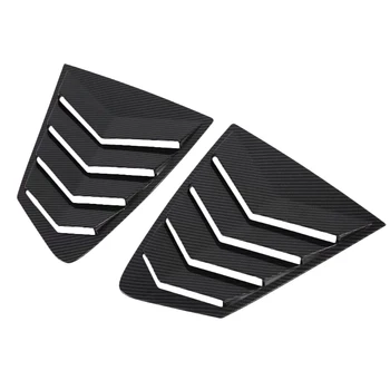 

For Mazda 3 M3 Mazda3 2019 2020 Carbon Fiber ABS Rear Window Hanlde Triangle Bowl Cover Car Styling Accessories 2PCS