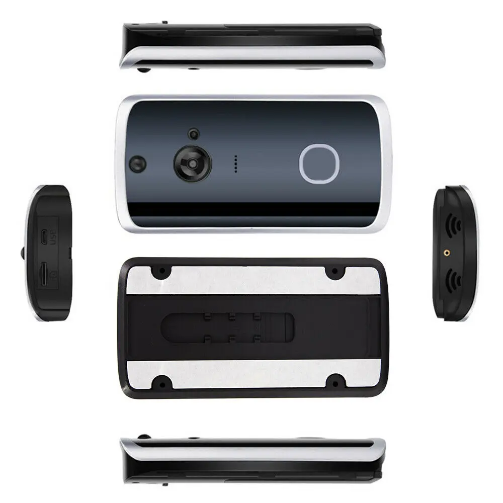 Беспроводной видеодомофон двухсторонний дверной звонок с Wi Fi беспроводной