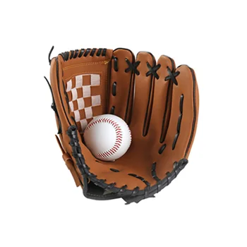

1pc Men Women Soft Practice Impact Reduce Baseball Glove Training Cushioned Sports Accessories Left Hand Softball Mitts Outdoor