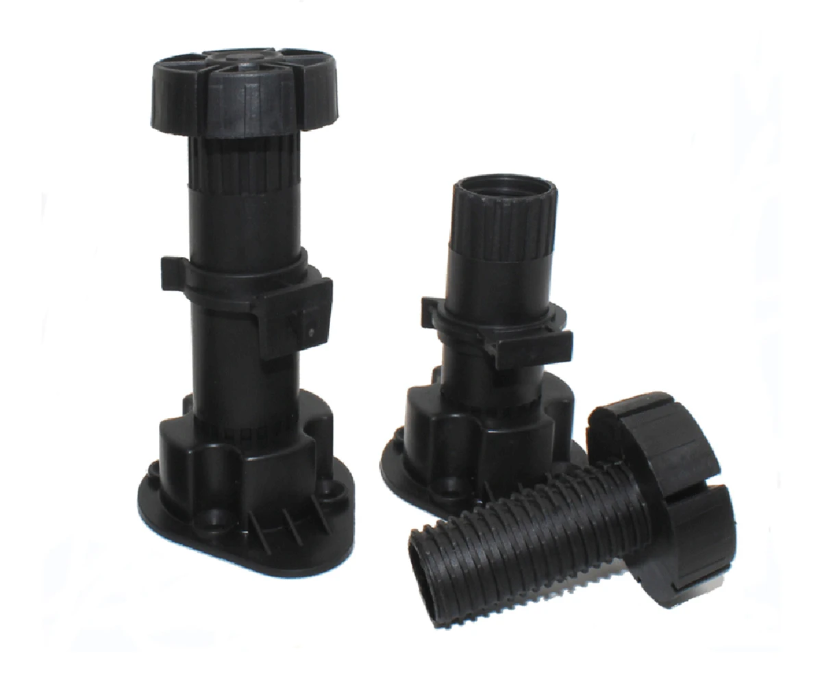 2021 New 4pcs Adjustable Height Cupboard Foot Cabinet Leg，for furniture Kitchen Bathroom sofa legs furniture Replace feet