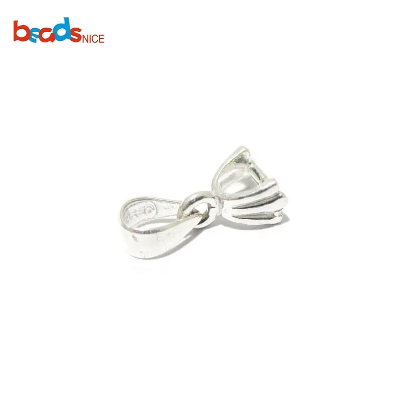 

Beadsnice Pinch Bails 925 Sterling Silver Pendant Clip Bails for DIY Jewelry Making Jewelry Findings Wholesale ID26874