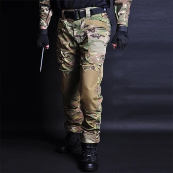 

Military Cargo Tactical Pants Casual Camouflage Trousers Combat Multi Pockets Ripstop Fabric Pants