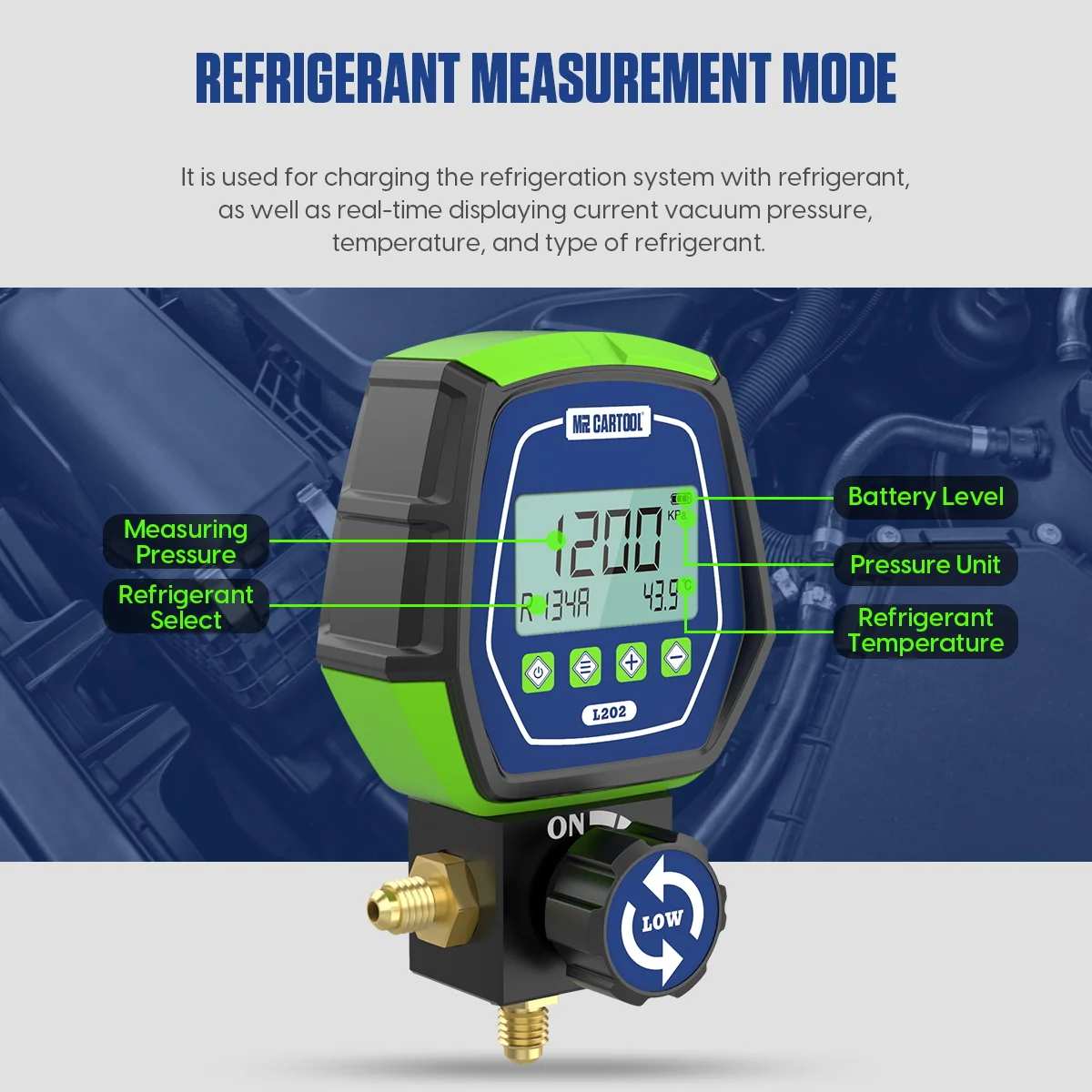 refrigerant measurement mode