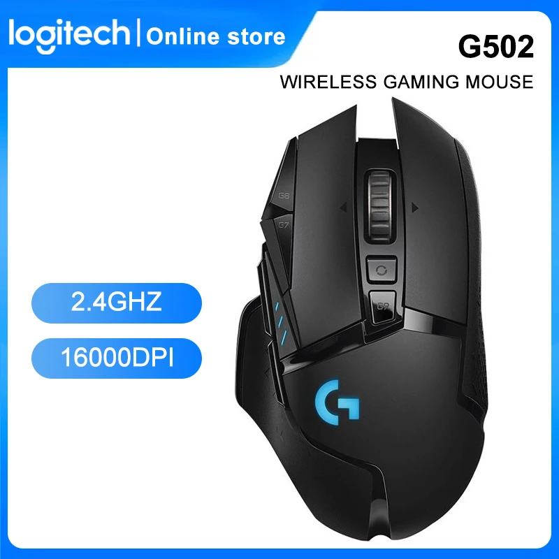 pulver Modtager alarm Logitech G502 Wireless Gaming Mouse 1ms Connection Bluetooth Mice  Lightspeed Hero 16k Sensor Rgb Infinite Charging Usb - Mouse - AliExpress
