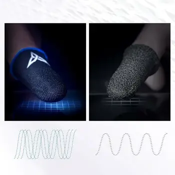 

1 Pair Breathable Beehive Sweat-proof Professional Phone Screen Finger Touch Sleeve Gloves Mobile Game Thumbs Gaming For Pu G8I1
