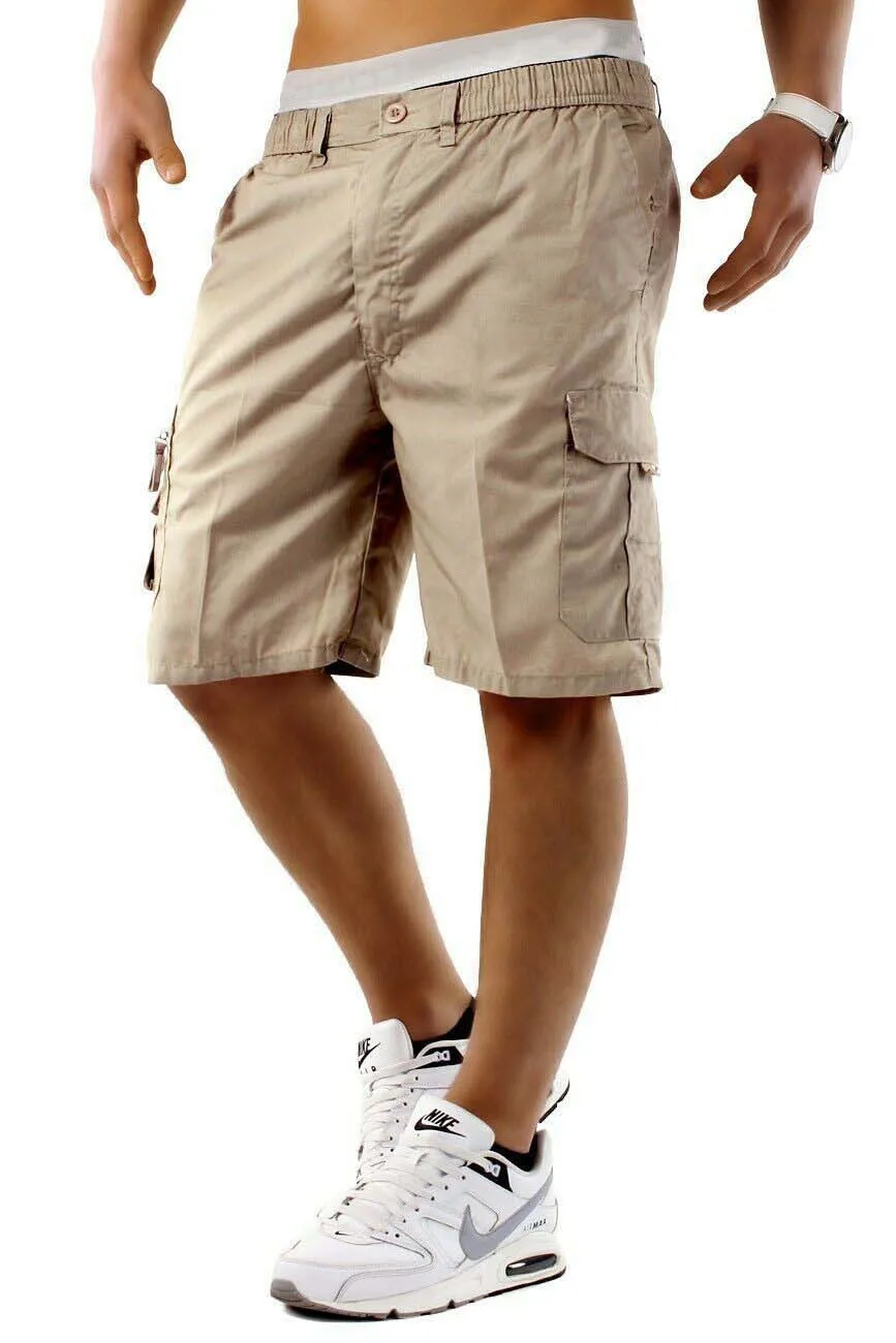 

2019 Men's Casual Sport Shorts Hip Hop Style Slim Multi-pocket Men's Shorts
