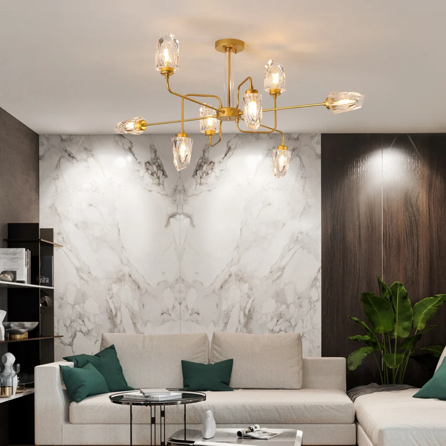 Nordic chandelier led For Living Room Bedroom Home Modern Led Ceiling Chandelier Lamp Lighting | Лампы и освещение