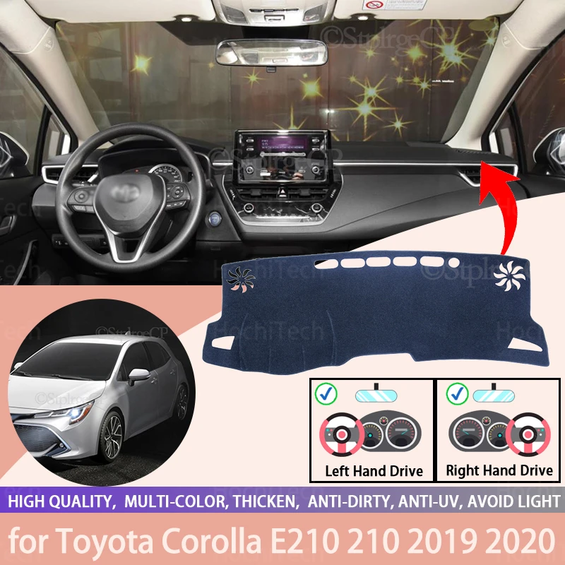 

for Toyota Corolla E210 210 2019 2020 Anti-Slip Dashboard Cover Protective Pad Car Accessories Sunshade Carpet