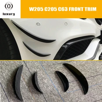 

C63 Carbon Fiber Front Bumper Side Fender Wing Splitter for Benz W205 C205 C63 & C63s Amg Sedan & Coupe & Convertible