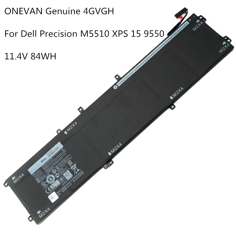 Оригинальный новый аккумулятор onwan для ноутбука DELL Precision 11 4 XPS 15 5510 Series 1P6KD T453X M5510