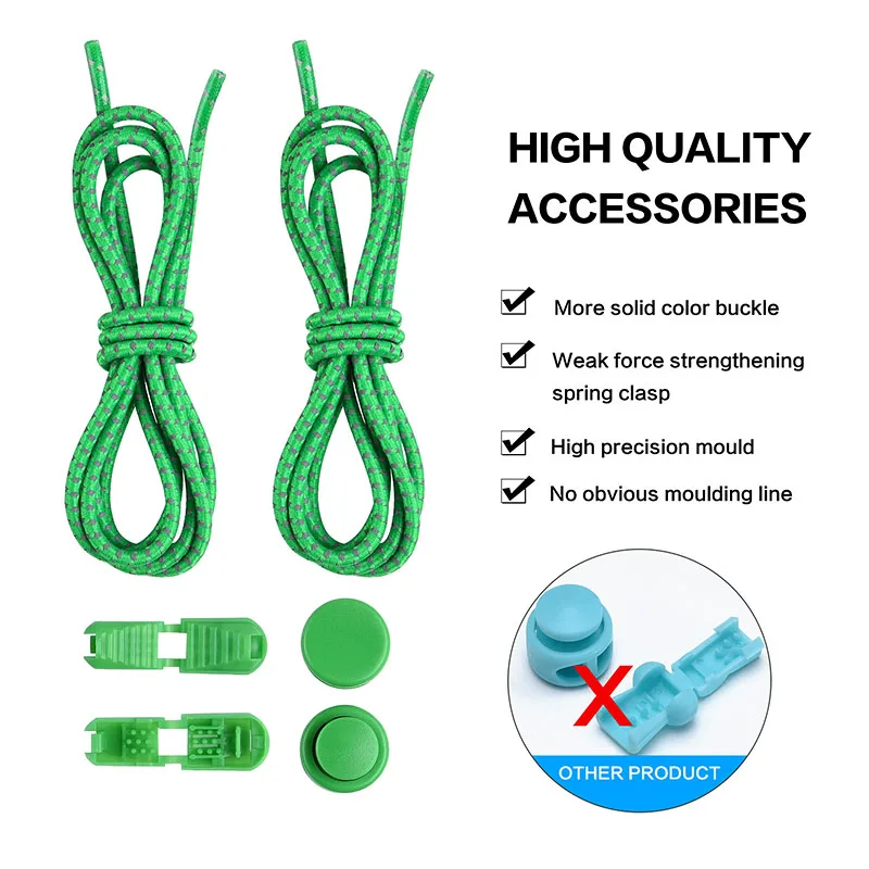 Ботинки на шнурках Cordones Redondos шнурки без завязок ленивые туфли кружевные Cordones Zapatillas Deportivas Stringhe Elastiche Per Scarpe