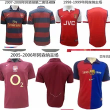 2005 Arsenal Ретро 1998/1999 Henry van Persie Bergkamp футбольные майки классические Futbol Camisa винтажные футбольные майки Maillot