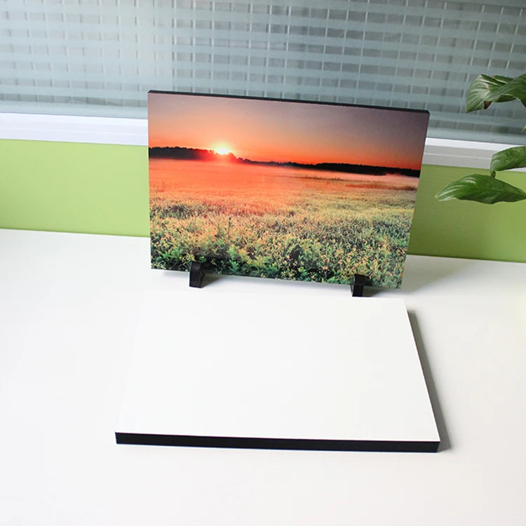 

Blank Sublimation MDF Photo Plate 15x20cm Tag DIY Gift Printing Sublimation Ink Transfer Print