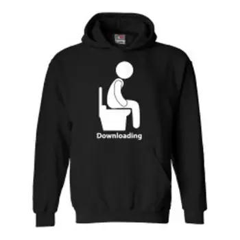 

FELPA DA UOMO CON SCARICARE CACCA NUOVA DIVERTENTE IDEA REGALO LM40