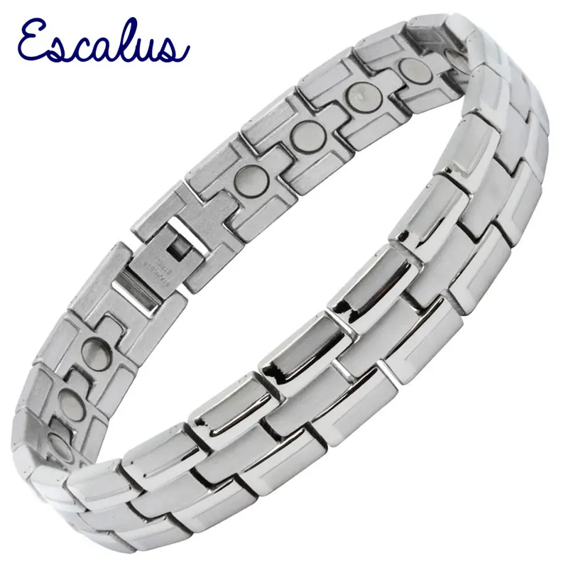 Escalus, новинка, крепкий магнитный браслет для женщин, нержавеющая сталь, мужской браслет для здоровья, браслет на запястье, очаровательный браслет, Прямая поставка, новинка