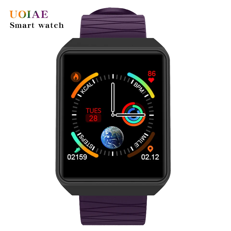 Смарт часы UOIAE fitbit для женщин наручные с монитором сна пульсометром напоминанием
