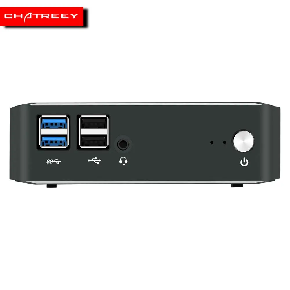 Chatreey NC1 мини ПК Двойной ddr4 канал intel nuc core i5 8265u i7 8565u тройной дисплей DP HDMI type-c настольный компьютер