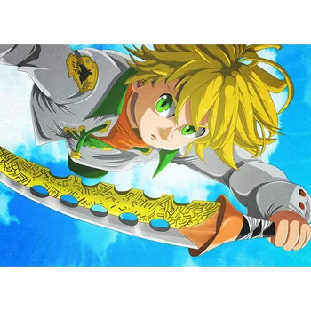 

Diamond Picture Anime Embroidery Home Decor Painting The Seven Deadly Sins Full Round Drill Cross Stitch Handmade Wall Sticker