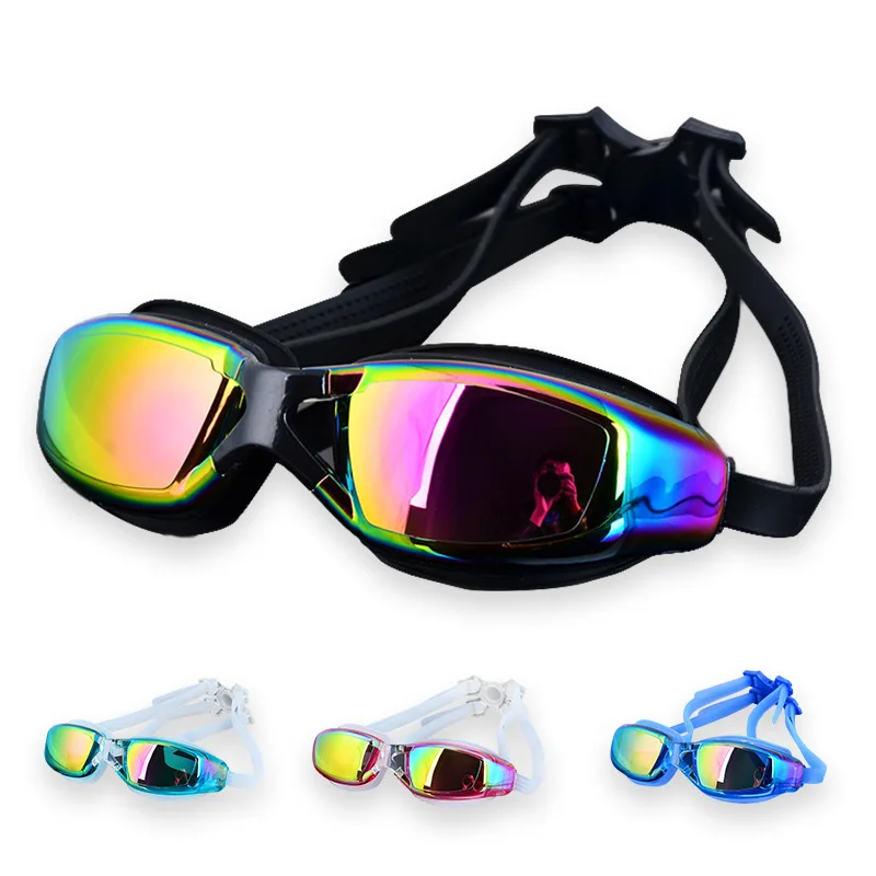 

[Boxed] Adult Goggles for Both Men And Women Industry Goggles Waterproof Anti-fog Big Box Diving Mask Mc2800
