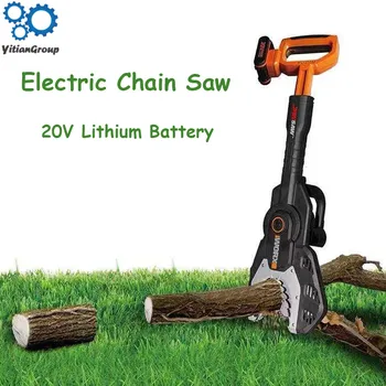 

Electric Chain Saw 20V Lithium Battery Home Leisure Gardening Power Tools WG329E