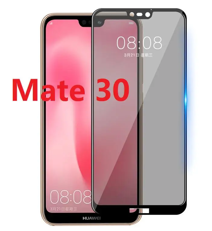 Для huawei mate 30 Pro и huawei mate 30 Lite, закаленное стекло, антибликовое, 3D полное покрытие, защитная пленка, защита экрана - Цвет: Mate 30