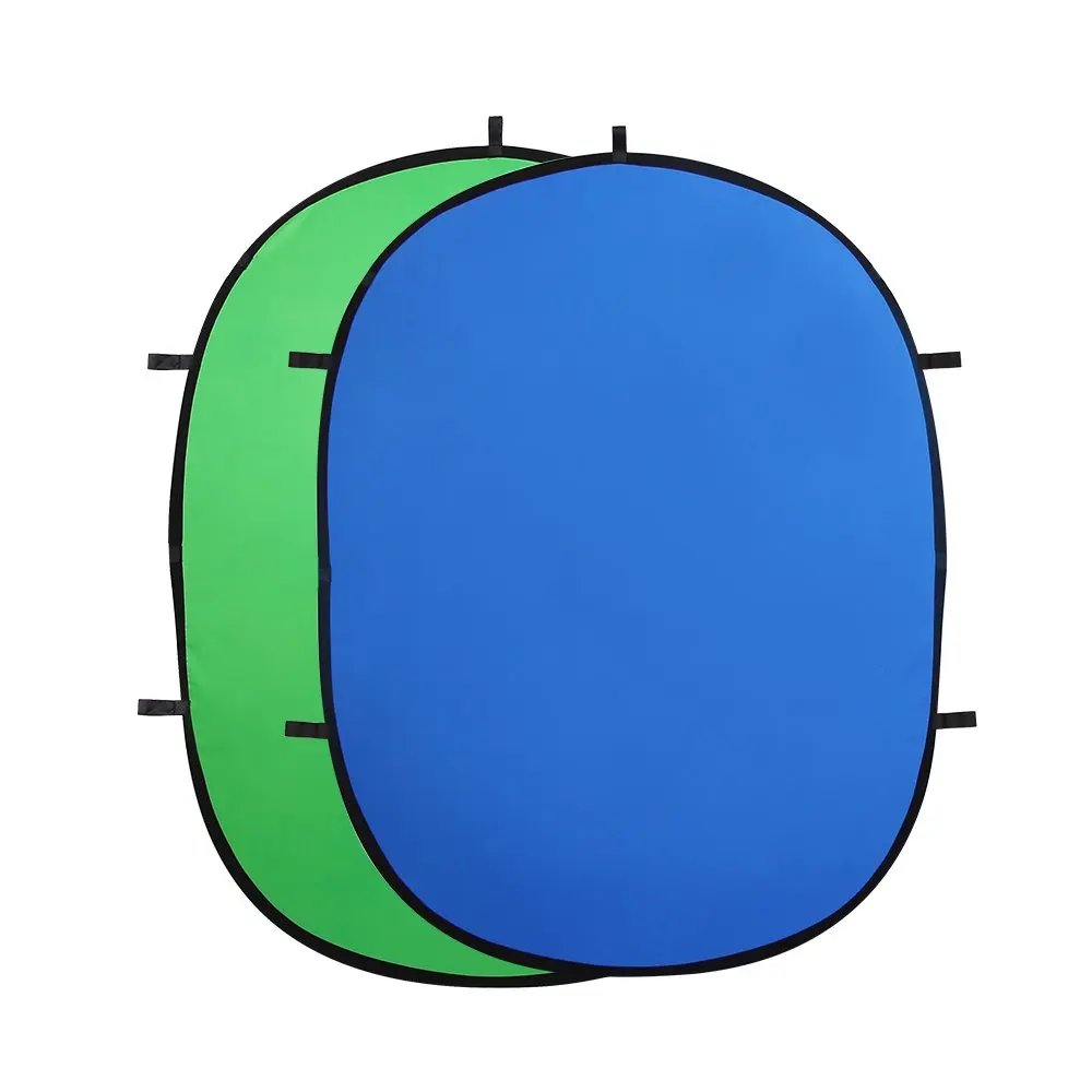150x200 см студийный складной фон для фотосъемки двусторонний фон Chromakey синий зеленый с сумкой для переноски для DSLR фото видео