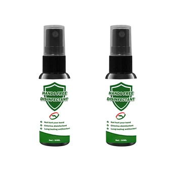 

2 Pcs No-Wash Hand Spray, Long-Lasting Protection, Anti-Bacterial Gel Refreshing and Quick-Drying Hand Wash Gel, Hand Disinfecta