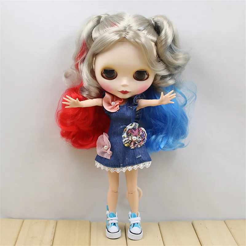 Blyth кукольная одежда модное платье для ледяной Azone Licca OB24 1/6 BJD Куклы Детские кукольные аксессуары 1:6 весы