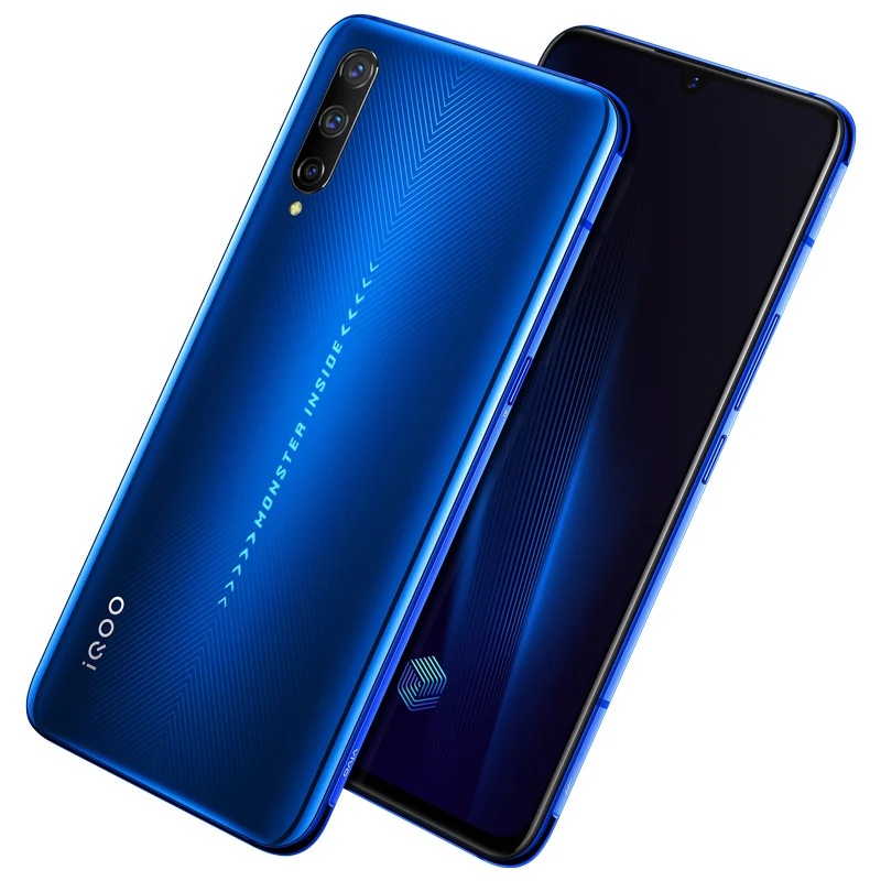 Оригинальный мобильный телефон Vivo IQOO Pro 4G Snapdragon 855 Plus Android 9 0 экран 6 41 дюйма 12 Гб ОЗУ