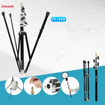 

Photography light stand flash soft box bracket detachable shaft 4 section folding portable light stand FL-240 CD50 T07