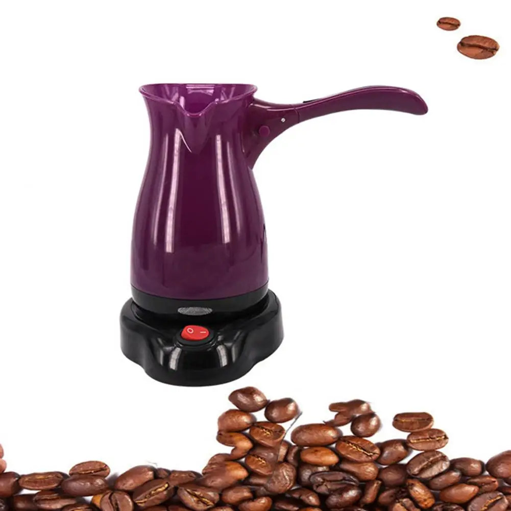 

Electric Coffee Maker 220V Portable Pot Greek Turkish Espresso Percolator Machine Fast and Heat Resistant Home Office