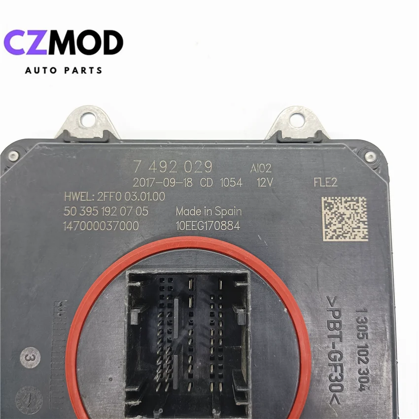 CZMOD 63117492029   원래 7492029   헤드라이트 LED 드라이버 제어..