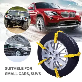 

Vehemo 1pc Snow Chain Anti-Skid Chains Mud Wheel Snow Tire Belt Thickened Durable Truck SUV