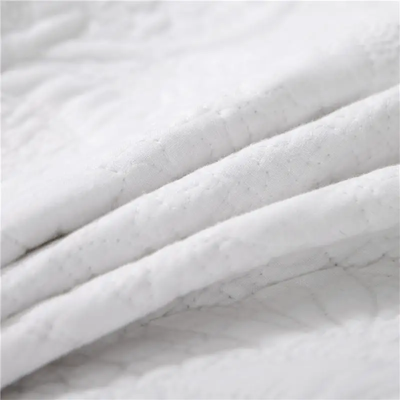 34Luxury European Style Cotton Bedspread Bed Cover Bed Sheet Linen Summer Quilt Blanket Pillowcases 3pcs