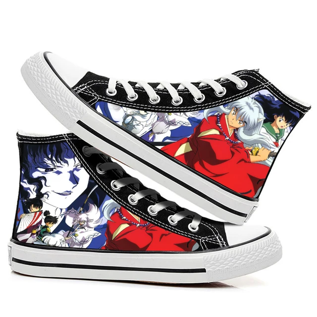 Inuyasha vs Kagome Special Hi Top Sneakers Lovely Couple Unique