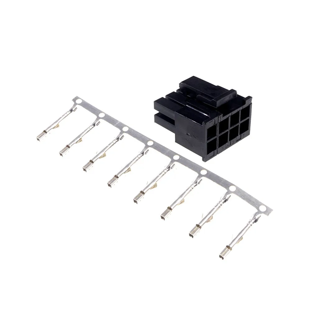 Разъем для видеокарты PCIe PCI E GPU 4 2 мм 5557 8 Pin (6 + 2) 50 комплектов|connector terminal|connector