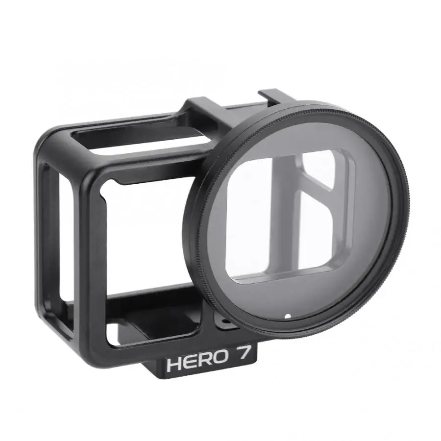 Защитный чехол для объектива камеры Gopro Hero 7 5 6 с 52 мм УФ-фильтром, крышка объектива, аксессуары для спортивной камеры Gopro