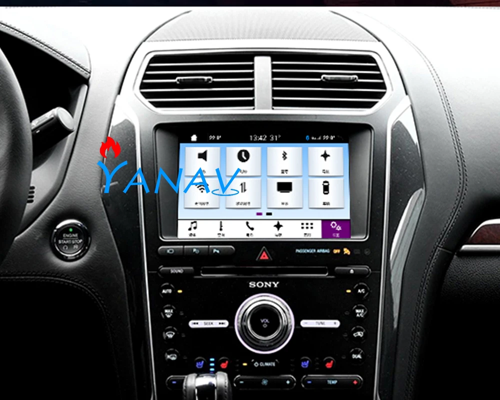 121inchForFORDExplorer20132017VerticalScreenAndroidCarRadio