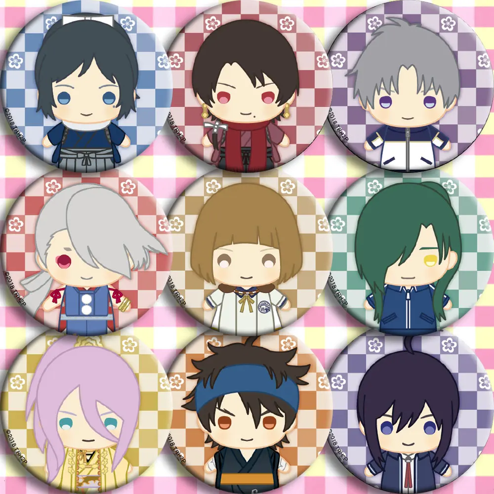 Brdwn Touken Ranbu Yamatonokami Yasusada Kashuu Kiyomitsu heshikirihase14 Imanotsurugi Gokotai значок Косплея |