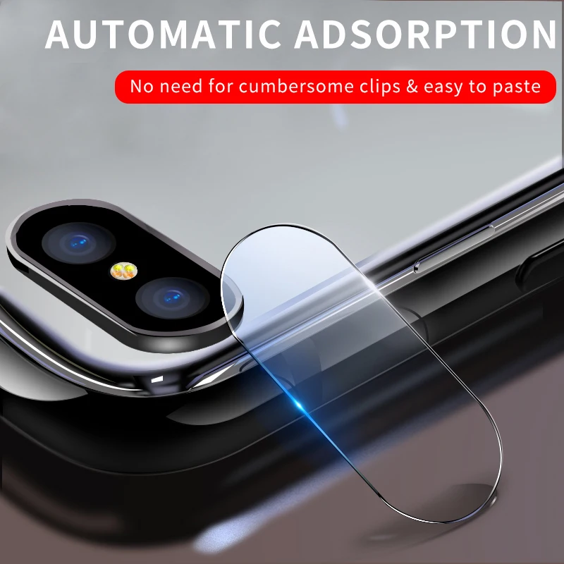 

For iPhone 7 8 Plus X S Xs Max Xsmax Phone Lens Screen Protector For iPhone 7 8 9D prevent fragmentation Back Camera Lens