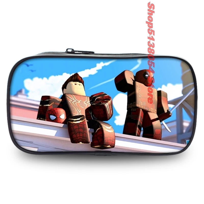 bag Boys Large Capacity Oxford Multifunctional Pencil Bag Children Student School Storage Pouch Durable Pencil Case