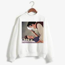 Женский свитер Забавный Графический поклонение кофе 90s эстетические толстовки гранж женская одежда осень зима теплый белый пуловер